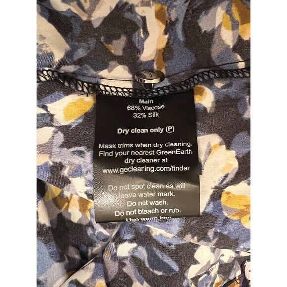 $485 Ginger and Smart Terrazzo Crepe Printed Silk Blend Shirt Dress Size 6 NWT - Picture 9 of 9